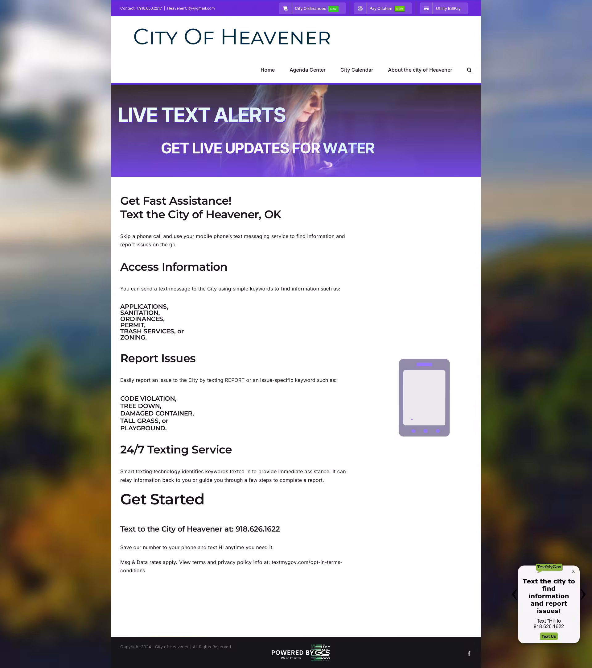 Live Text Alerts